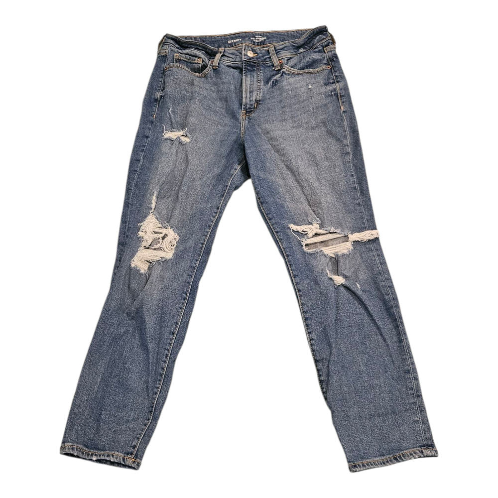 Old Navy Size 10 High Rise O.G. Straight Jeans